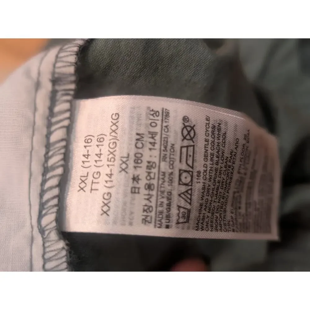 Gap Kids Utility Shorts, NWOT, Girl's 14/16, Olive Green, Adorable!